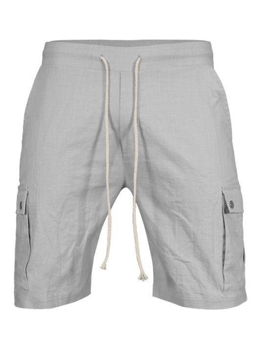 Casual Men's Slim Drawstring Shorts Thin Quarter Pants Cargo Shorts - Premium Cargo Shorts from Craftklart Dropship - Just $13.96! Shop now at Craftklart.store