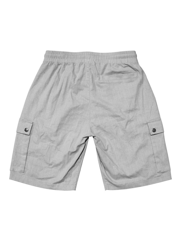 Casual Men's Slim Drawstring Shorts Thin Quarter Pants Cargo Shorts - Premium Cargo Shorts from Craftklart Dropship - Just $13.96! Shop now at Craftklart.store