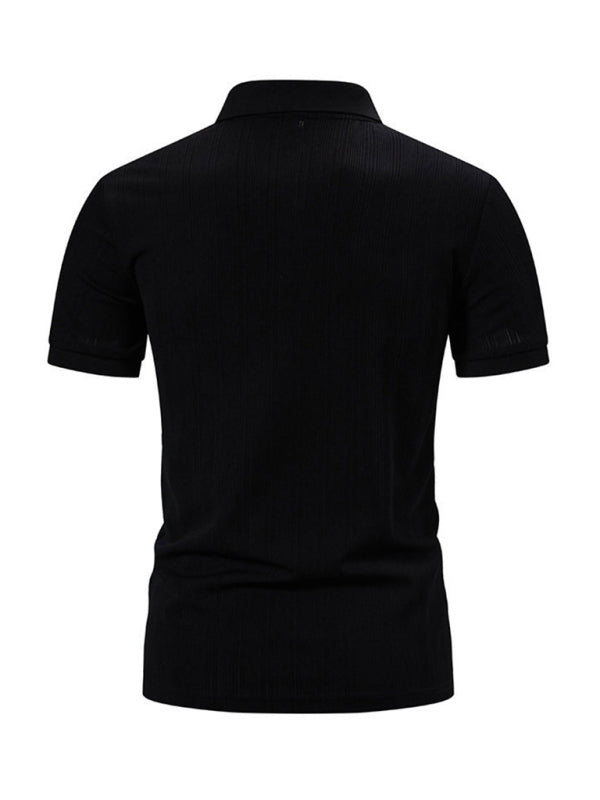 Men's New Casual Pit Lapel POLO Shirt - Premium Polo Shirt from Craftklart Dropship - Just $17.46! Shop now at Craftklart.store