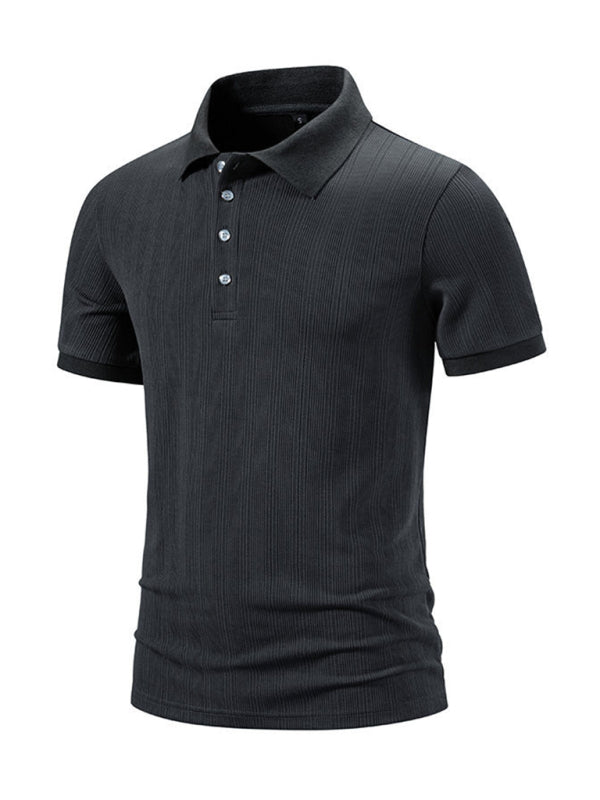 Men's New Casual Pit Lapel POLO Shirt - Premium Polo Shirt from Craftklart Dropship - Just $17.46! Shop now at Craftklart.store