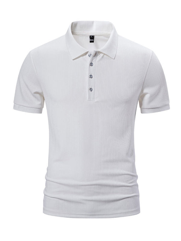 Men's New Casual Pit Lapel POLO Shirt - Premium Polo Shirt from Craftklart Dropship - Just $17.46! Shop now at Craftklart.store