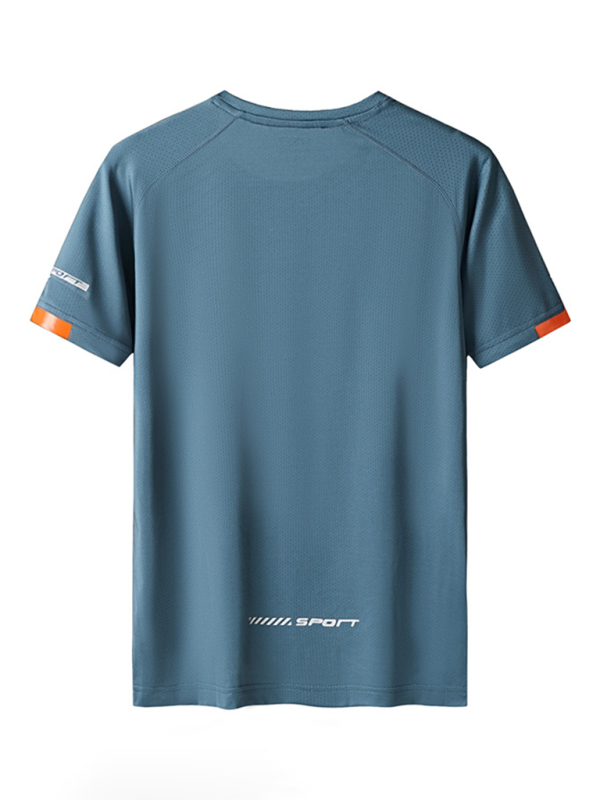 Quick-drying Short-sleeved Sports T-shirt - Premium T-shirt from Craftklart Dropship - Just $14.25! Shop now at Craftklart.store
