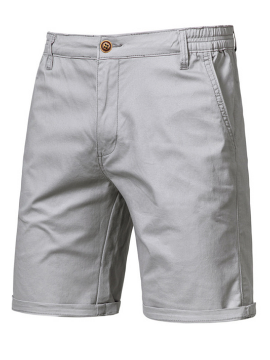 New Cotton Casual Shorts Men's Straight Slim Fit Shorts - Premium Shorts from Craftklart Dropship - Just $18.98! Shop now at Craftklart.store