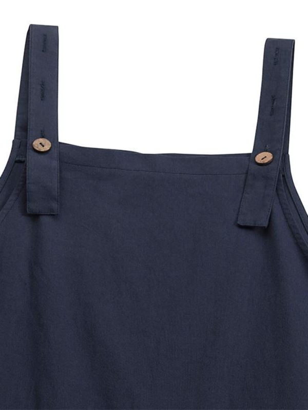 Women's  Casual Button Up Suspender Jumpsuit - Premium All in one from kakaclo - Just $10.35! Shop now at Craftklart.store
