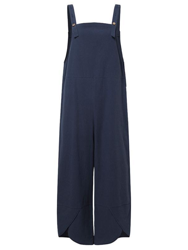 Women's  Casual Button Up Suspender Jumpsuit - Premium All in one from kakaclo - Just $10.35! Shop now at Craftklart.store