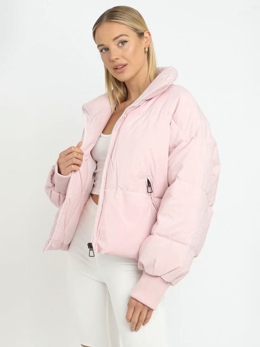 Casual All-match Stand Collar Bread Jacket Puffer Coat