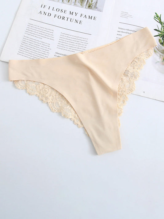 Women's Trending New Low Waist Lace Seamless Panties - Premium Women's Underwear from kakaclo - Just $3.95! Shop now at Craftklart.store