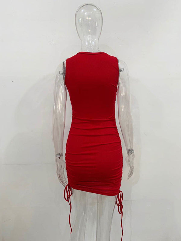 New Slim Fit Hip-hugging Vest Dress - Premium Dresses from Craftklart Dropship - Just $14.99! Shop now at Craftklart.store