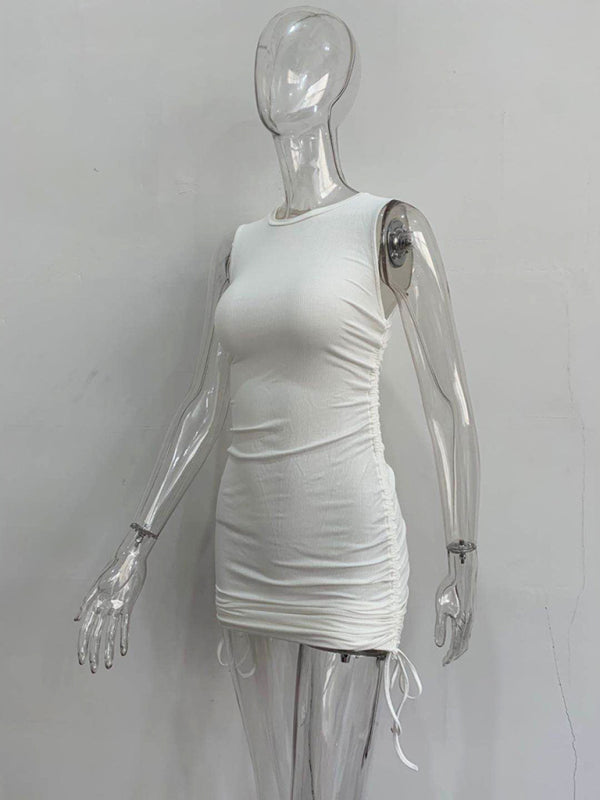 New Slim Fit Hip-hugging Vest Dress - Premium Dresses from Craftklart Dropship - Just $14.99! Shop now at Craftklart.store