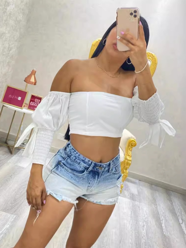 New Gradient Denim High Waist Shorts for Women - Premium Shirts & Tops from Craftklart Dropship - Just $11.50! Shop now at Craftklart.store