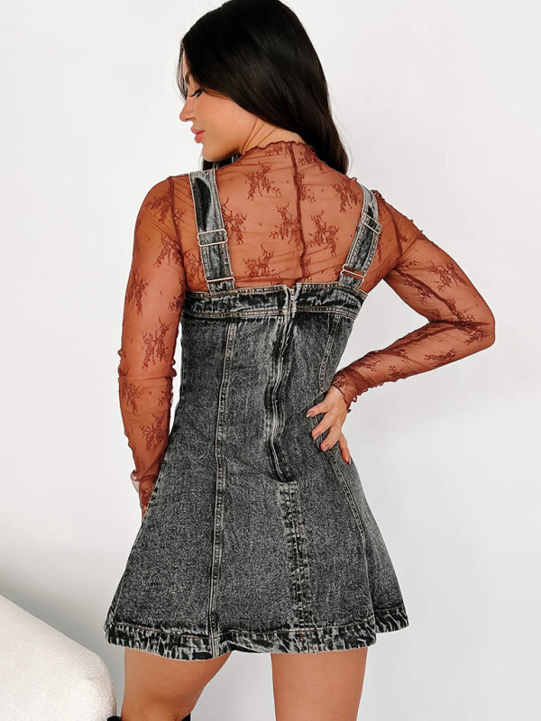 New Arrival Street Fashion All-match Denim Camisole Dress - Premium Dress from kakaclo - Just $33.33! Shop now at Craftklart.store