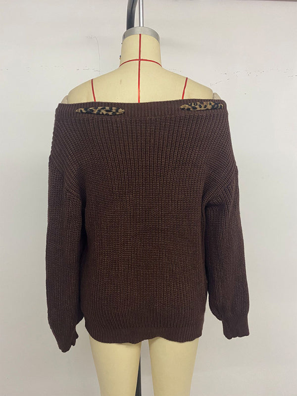 Long-sleeved Sweater with a Three-dimensional Bow Top - Craftklart.store