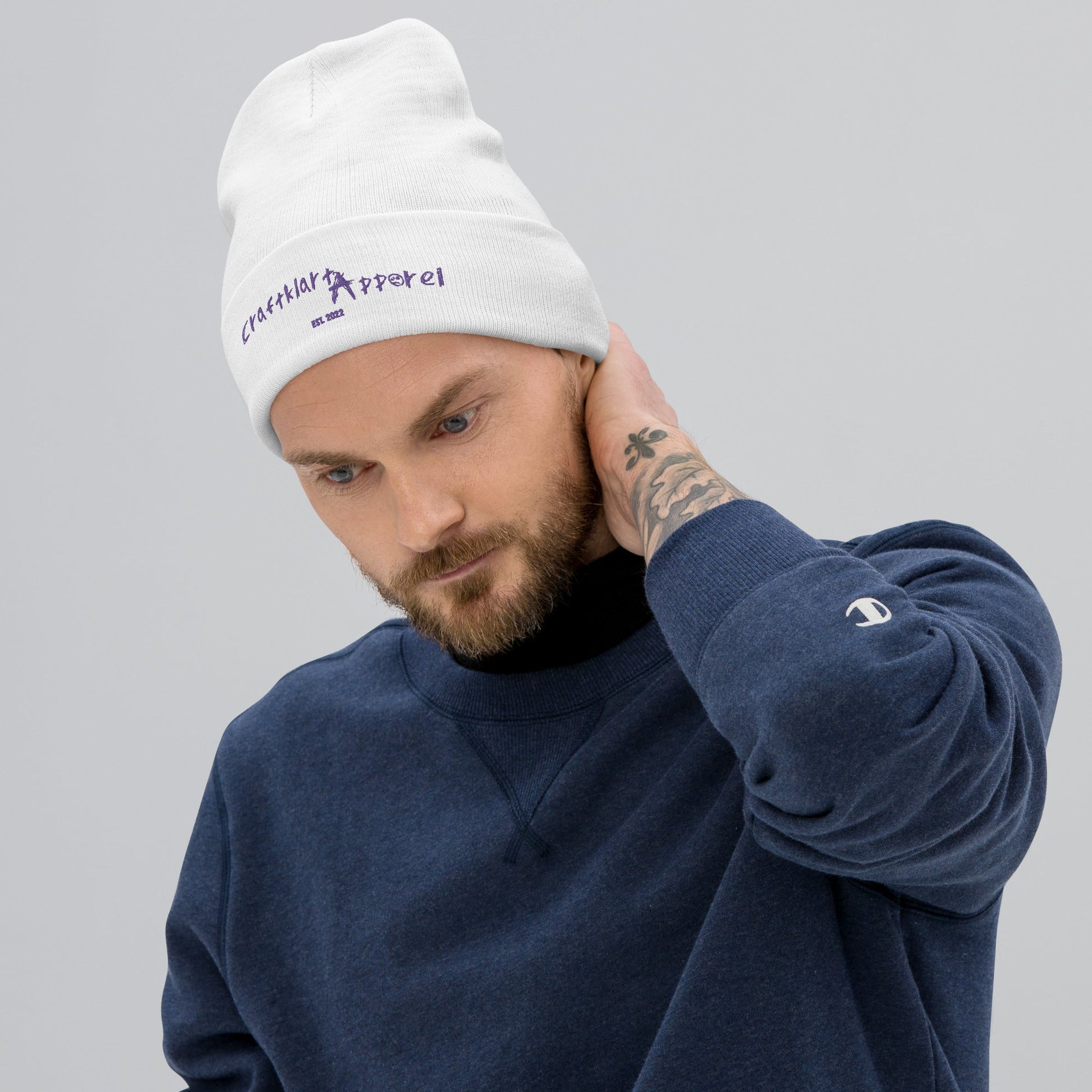 Craftklart Embroidered Beanie - Premium Hats from Craftklart - Just $14.79! Shop now at Craftklart.store