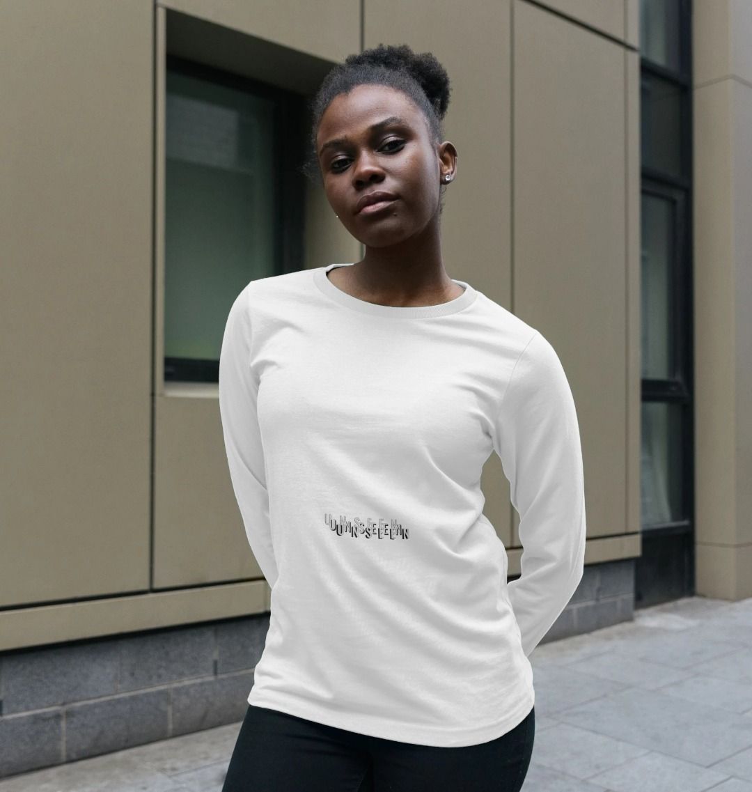 Printed CKL Ladies Long Sleeve Tee featuring a stylish design, made from comfortable fabric, perfect for casual wear.