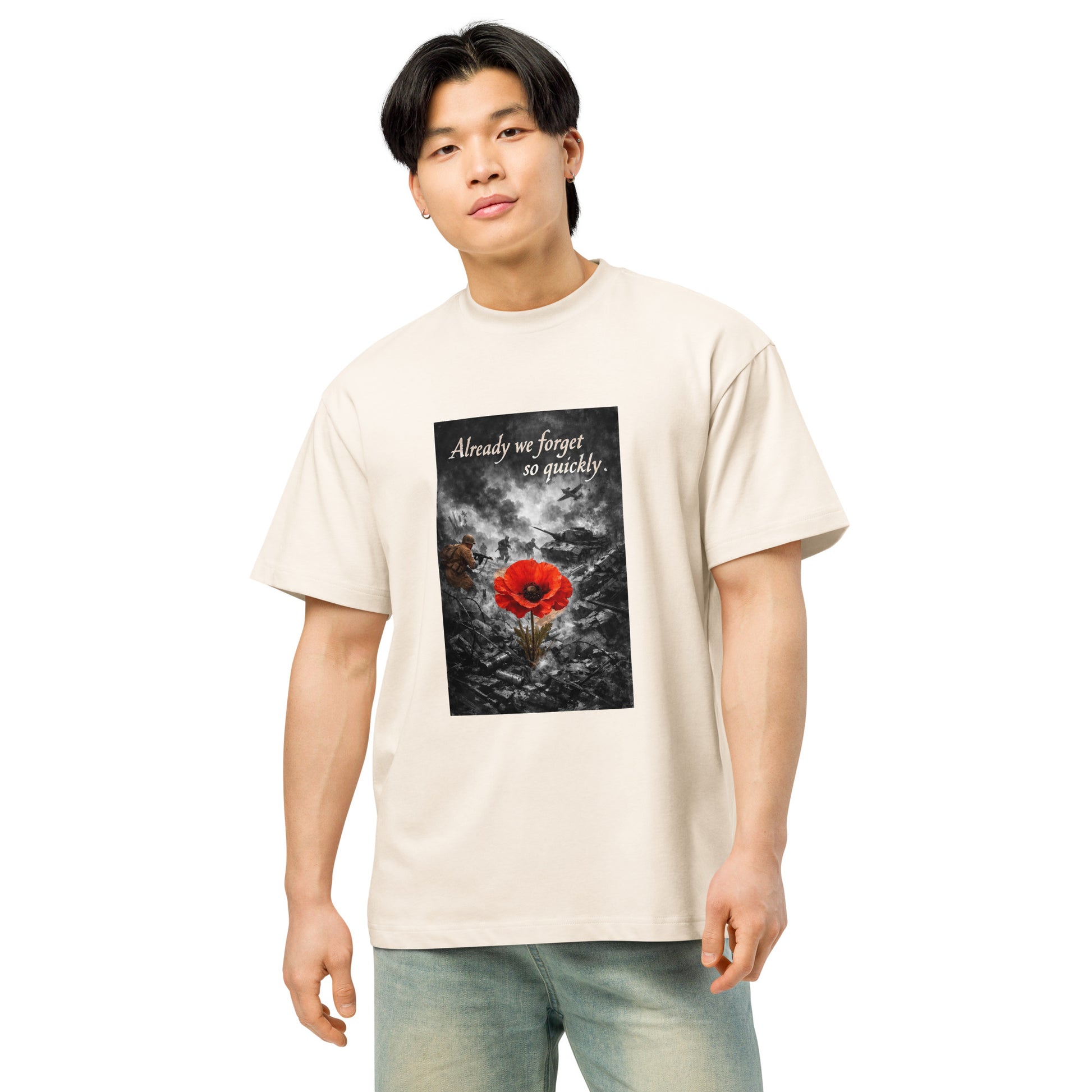 Men's vintage white oversized boxy cotton T-shirt with drop shoulder design by Craftklart, available in multiple colors and sizes S to 4XL.