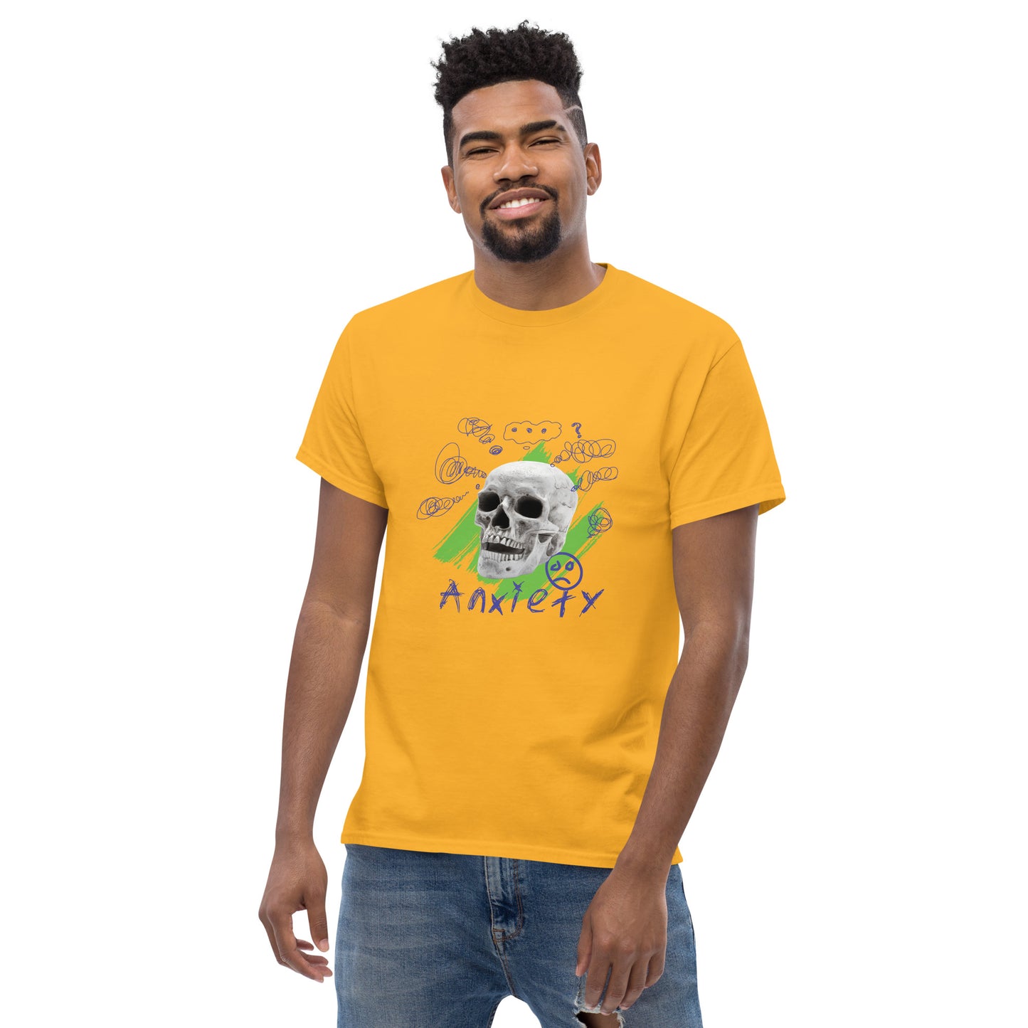 Craftklart Men's Classic Tee Anxiety - Premium T-shirt from Craftklart - Just $23.90! Shop now at Craftklart