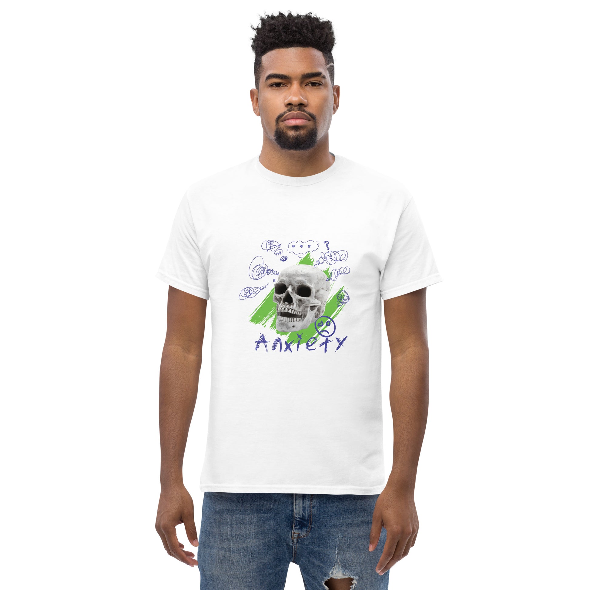 Craftklart Men's Classic Tee Anxiety - Premium T-shirt from Craftklart - Just $23.90! Shop now at Craftklart