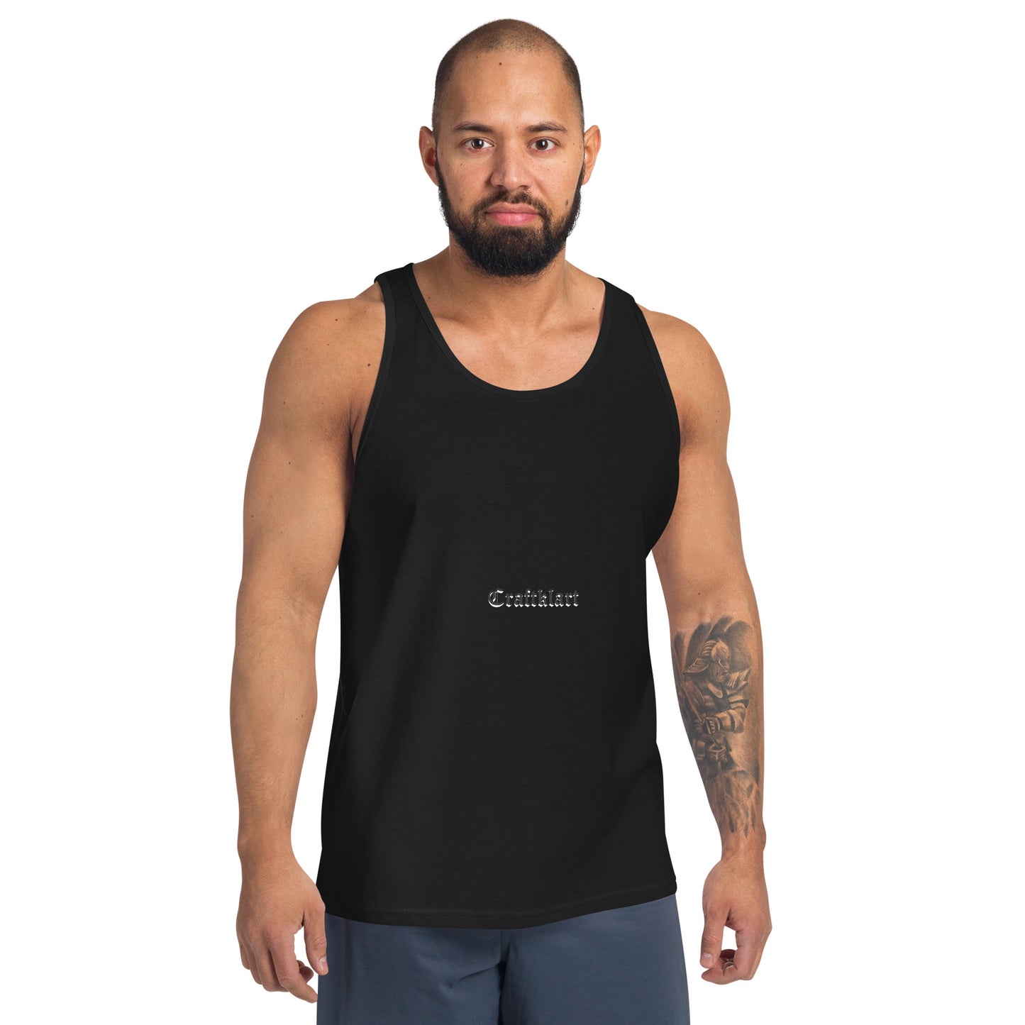 Craftklart Men's Cotton Tank Top - Premium Vest from Craftklart.store - Just $21! Shop now at Craftklart.store