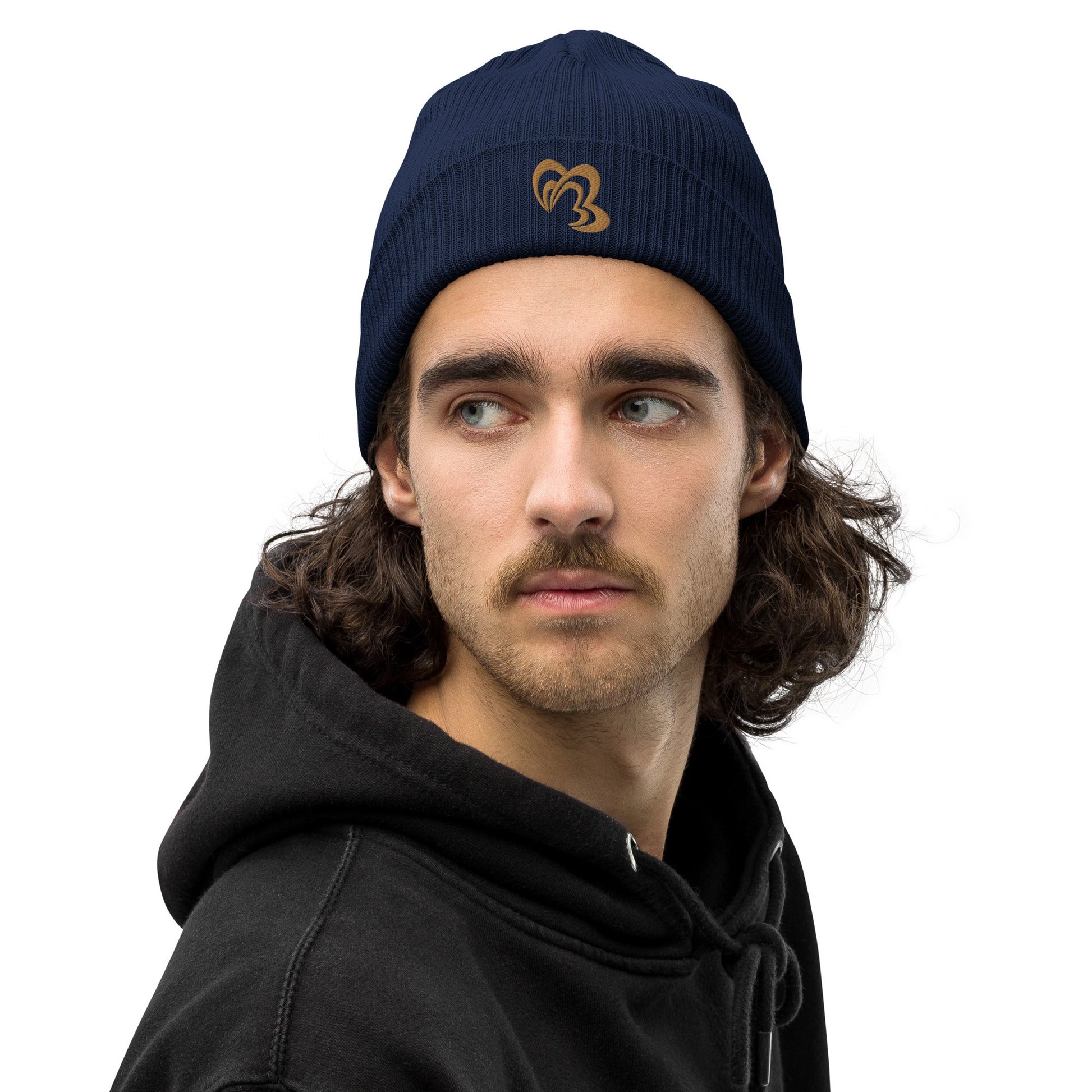 Craftklart Organic ribbed beanie - Premium Hats from Craftklart - Just $15! Shop now at Craftklart.store