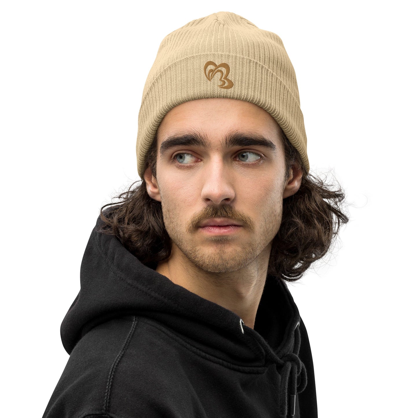 Craftklart Organic ribbed beanie - Premium Hats from Craftklart - Just $15! Shop now at Craftklart.store