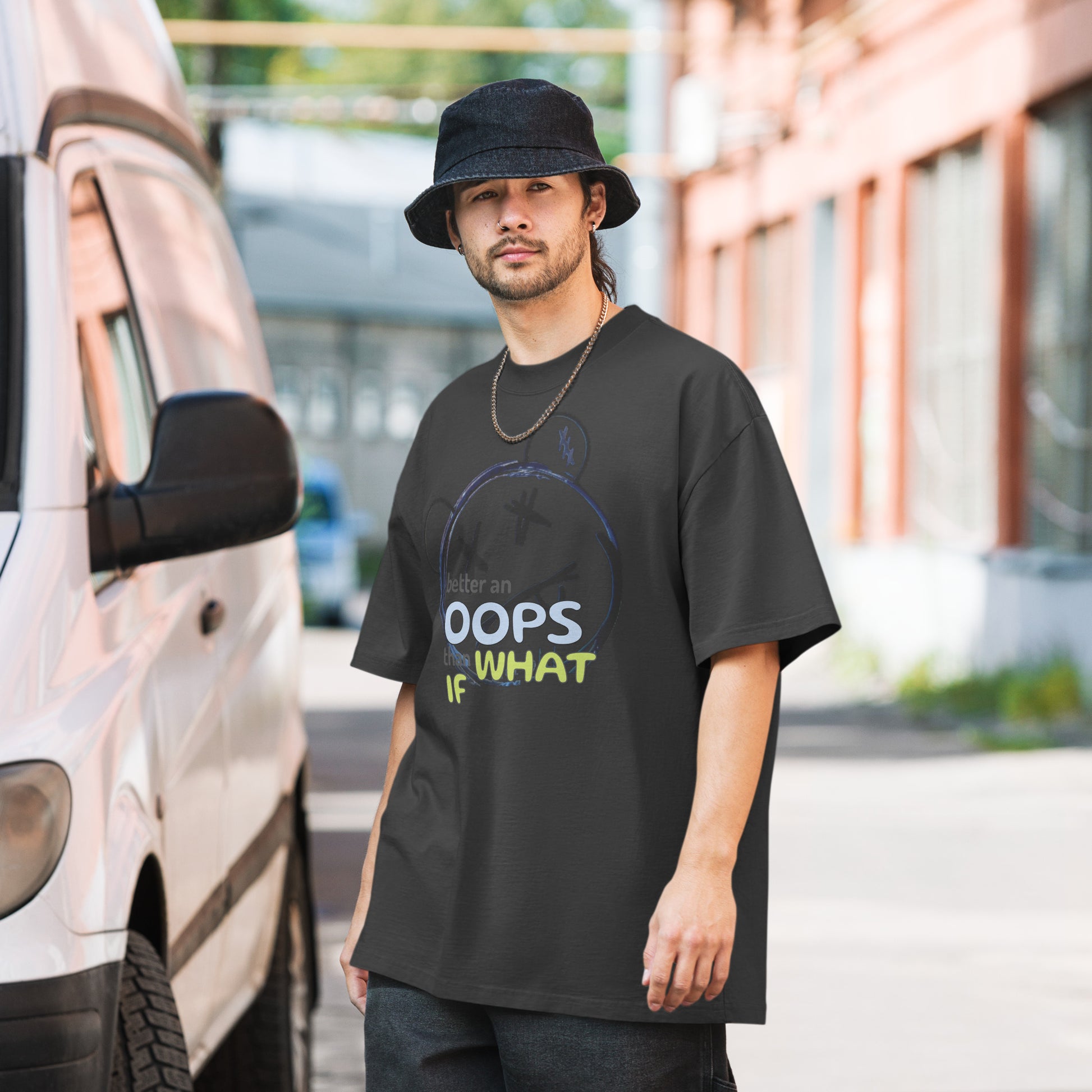 Streetwear Custom Print Oversized faded t-shirt - Premium T-Shirt from Craftklart.store - Just $30! Shop now at Craftklart.store