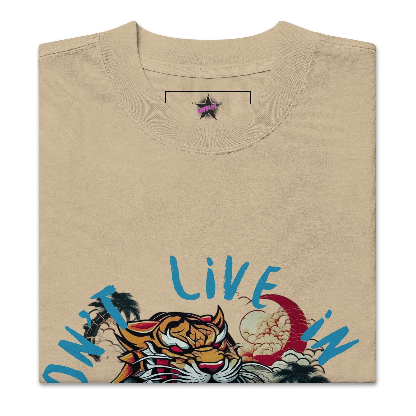 Dont Live Life ( Print) Oversized faded t-shirt - Premium T-shirt from Craftklart.store - Just $27! Shop now at Craftklart.store