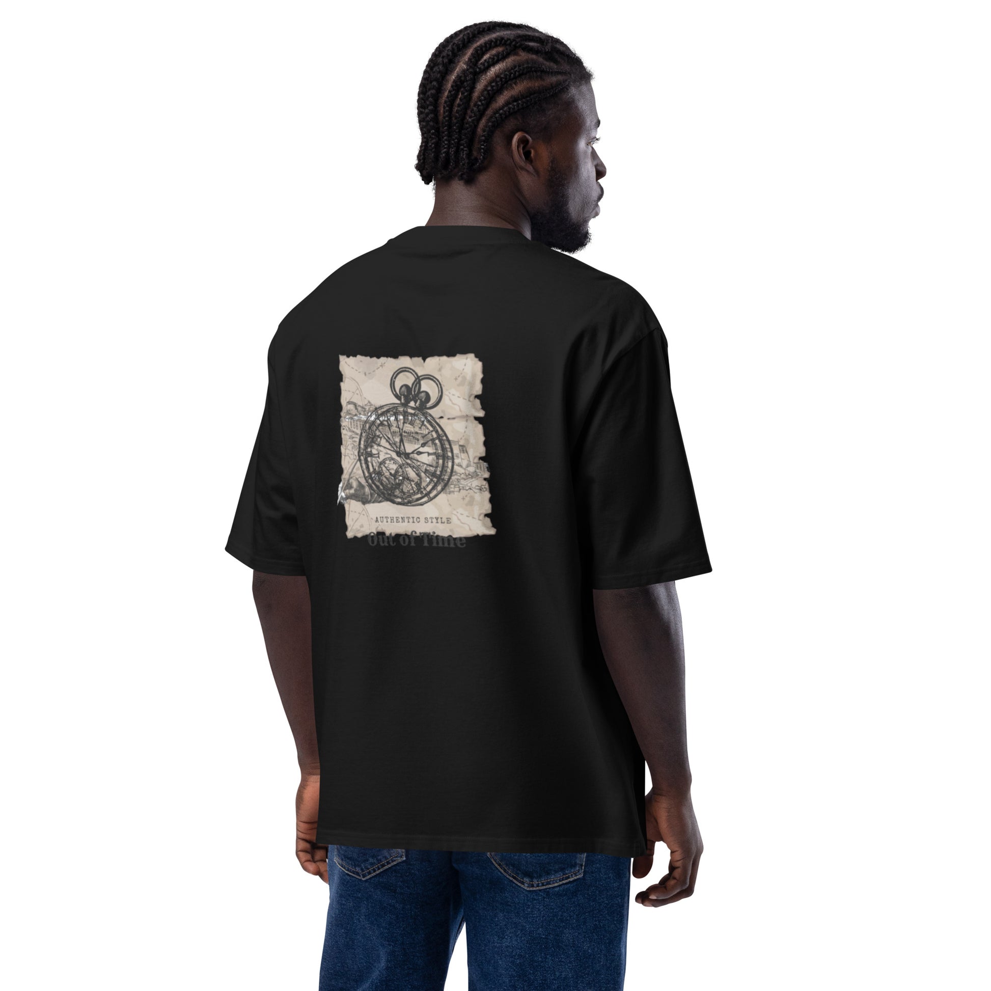 CKL Out of Time Oversized Heavyweight T-shirt - Premium T-Shirt from Craftklart.store - Just $23! Shop now at Craftklart.store