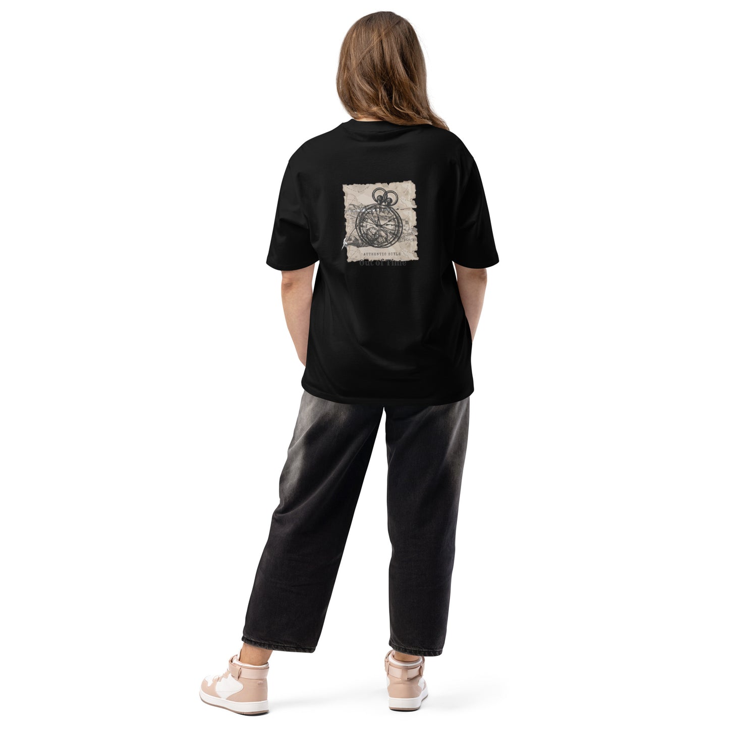 CKL Out of Time Oversized Heavyweight T-shirt - Premium T-Shirt from Craftklart.store - Just $23! Shop now at Craftklart.store