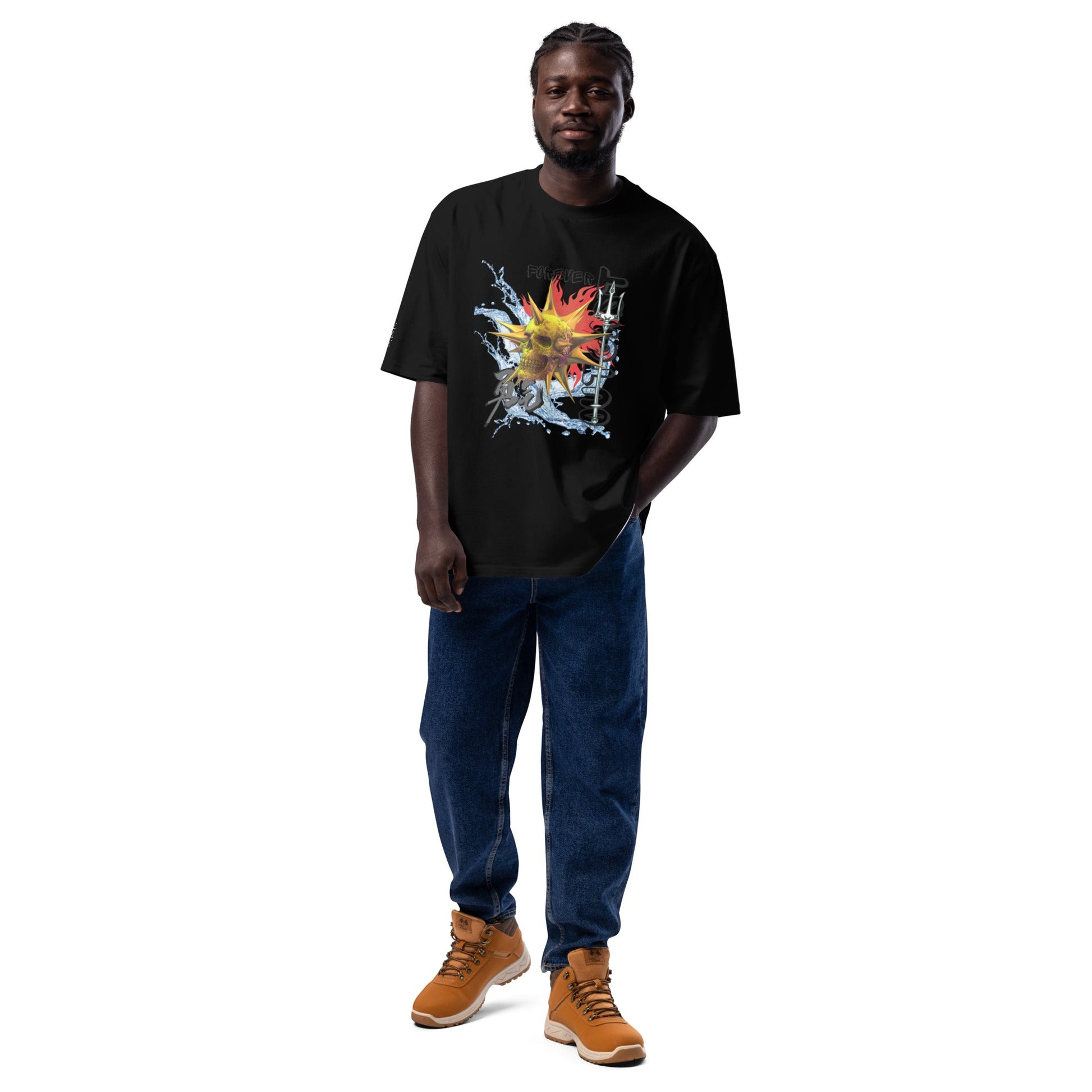 CKL Outcast Oversized Heavyweight T-shirt - Premium T-Shirt from Craftklart.store - Just $28! Shop now at Craftklart.store