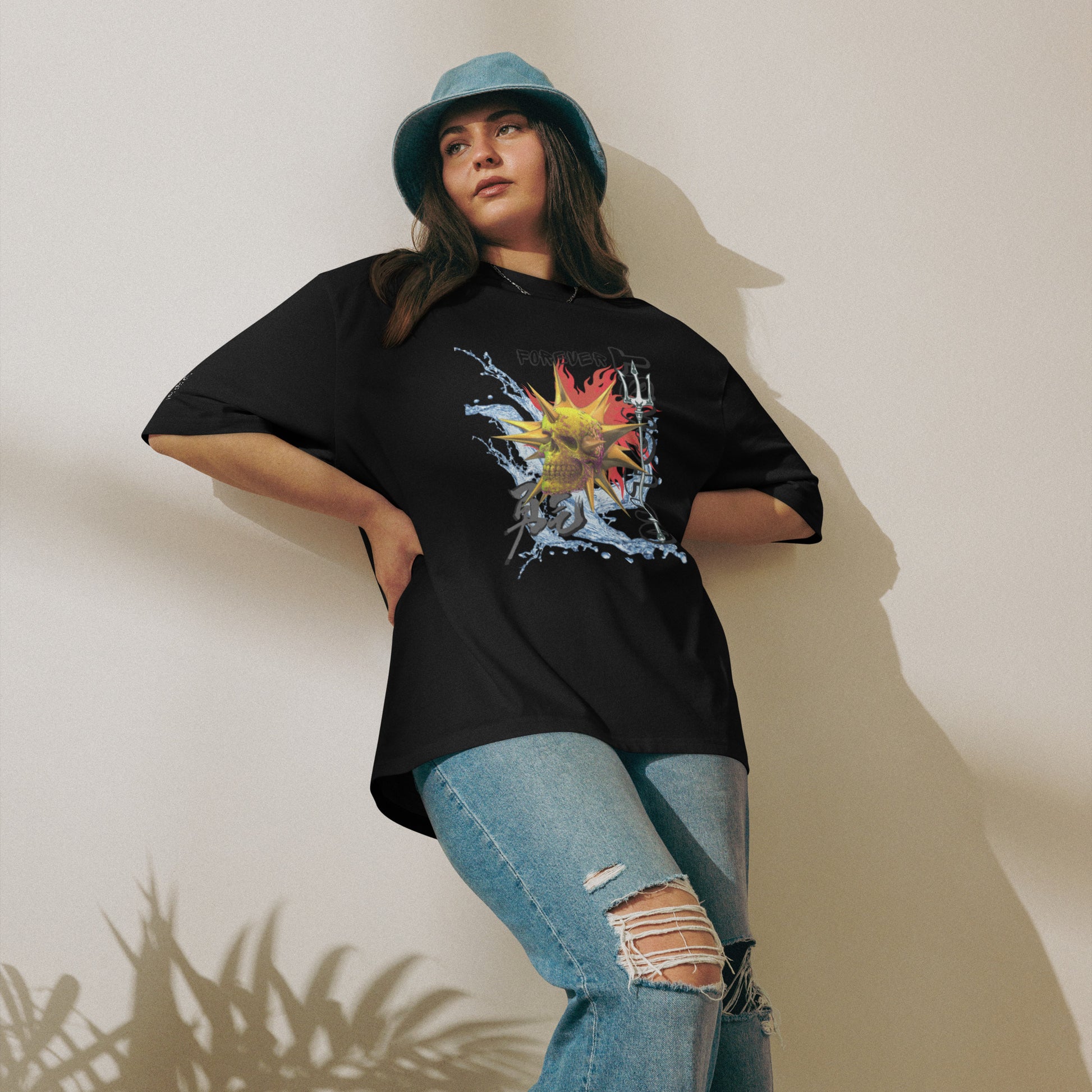 CKL Outcast Oversized Heavyweight T-shirt - Premium T-Shirt from Craftklart.store - Just $28! Shop now at Craftklart.store