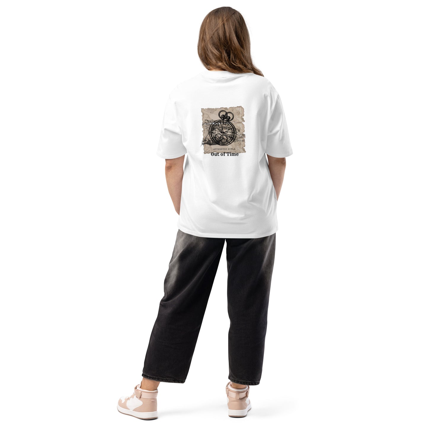 CKL Out of Time Oversized Heavyweight T-shirt - Premium T-Shirt from Craftklart.store - Just $23! Shop now at Craftklart.store