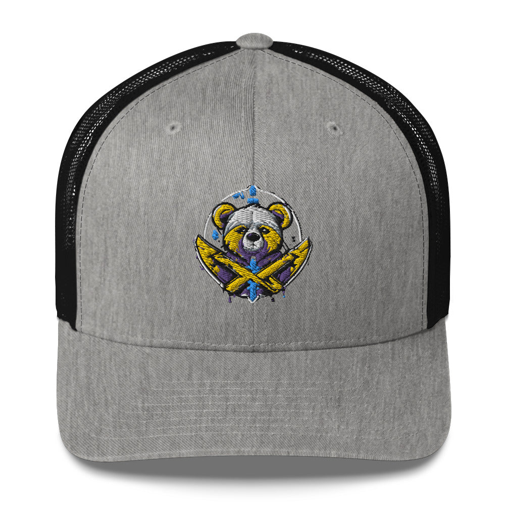 Retro Street Warrier Trucker Cap - Premium Cap from Craftklart.store - Just $22! Shop now at Craftklart.store