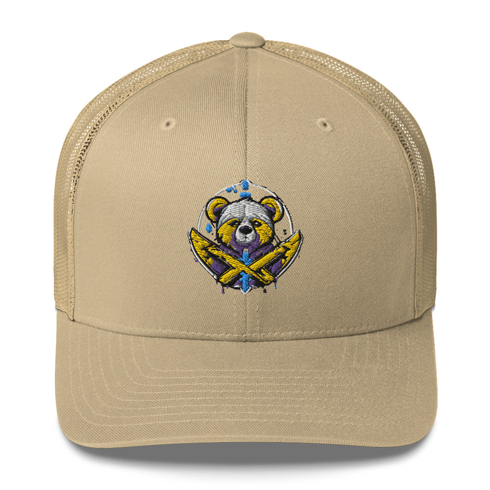 Retro Street Warrier Trucker Cap - Premium Cap from Craftklart.store - Just $22! Shop now at Craftklart.store