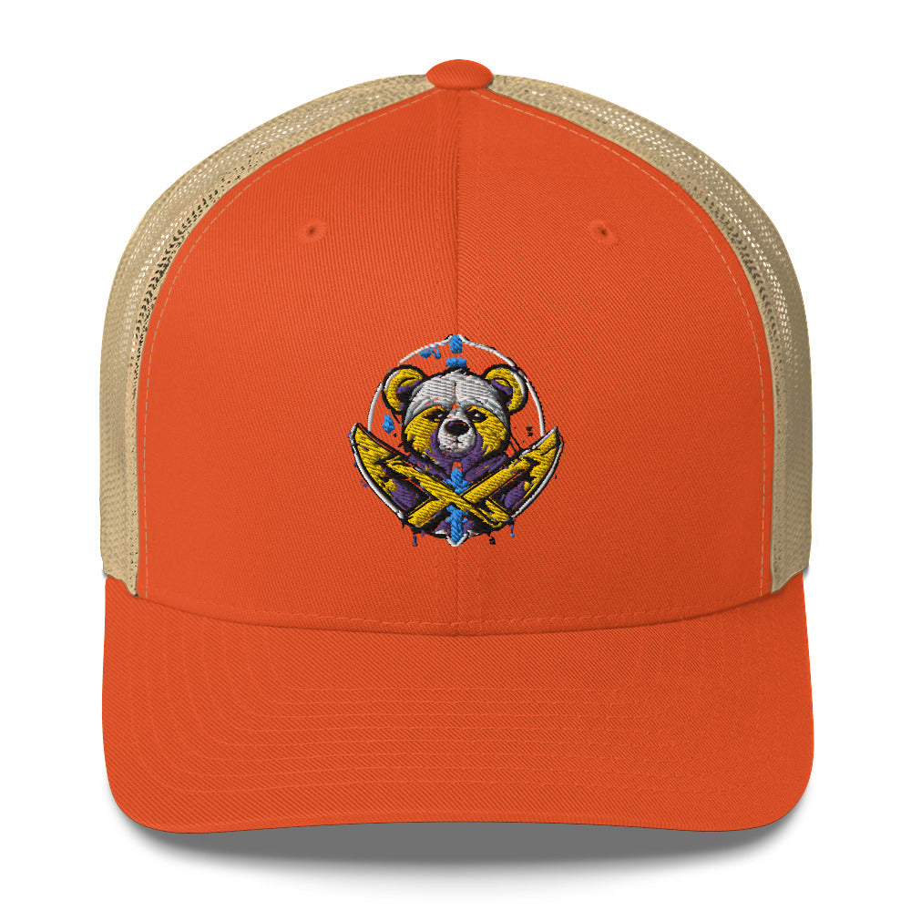 Retro Street Warrier Trucker Cap - Premium Cap from Craftklart.store - Just $22! Shop now at Craftklart.store