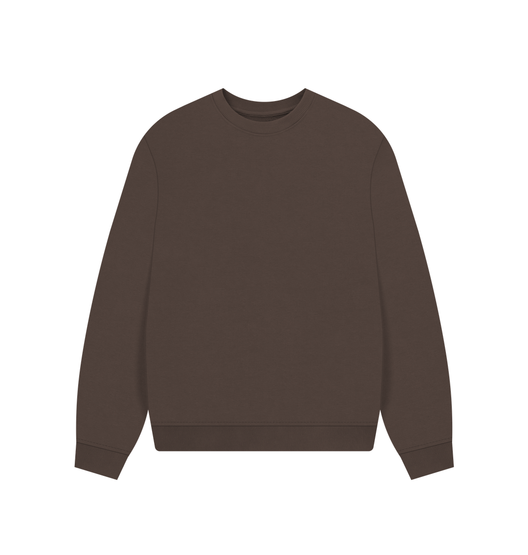 Chocolate Printed Sweater Front