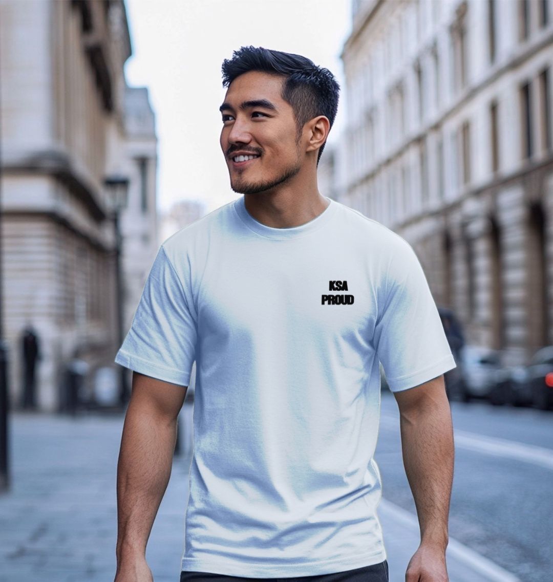 T shirt - Men KSA Proud - Premium T-shirt from Craftklart.store - Just $27! Shop now at Craftklart.store
