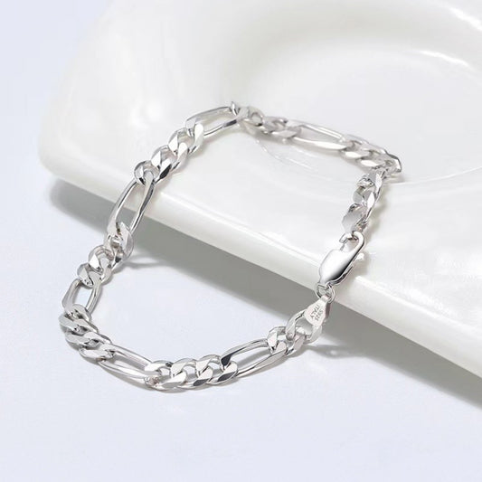 925 Sterling Silver Chain Bracelet – 18K Gold Plated | Minimalist Streetwear | Craftklart