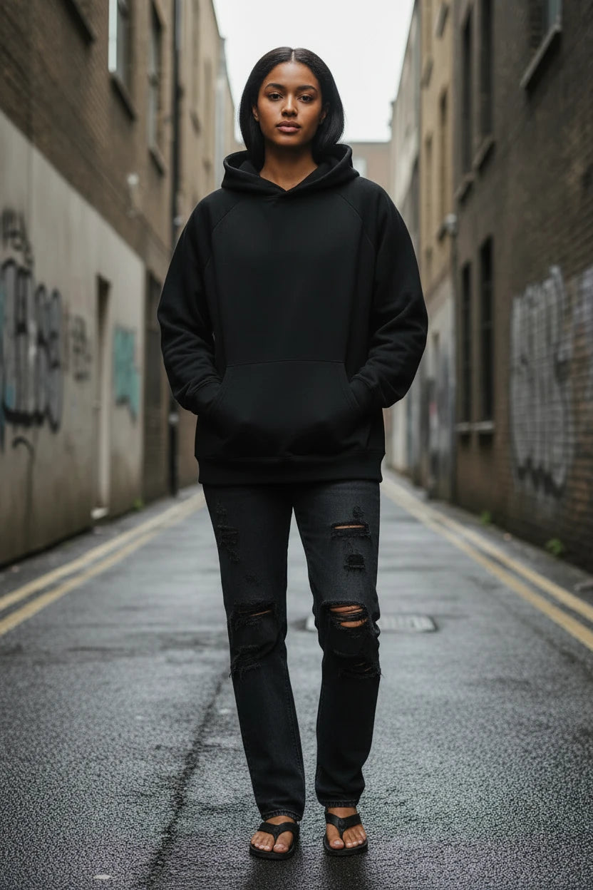 Distressed Loose Fit Jeans | Minimalist Streetwear | Craftklart