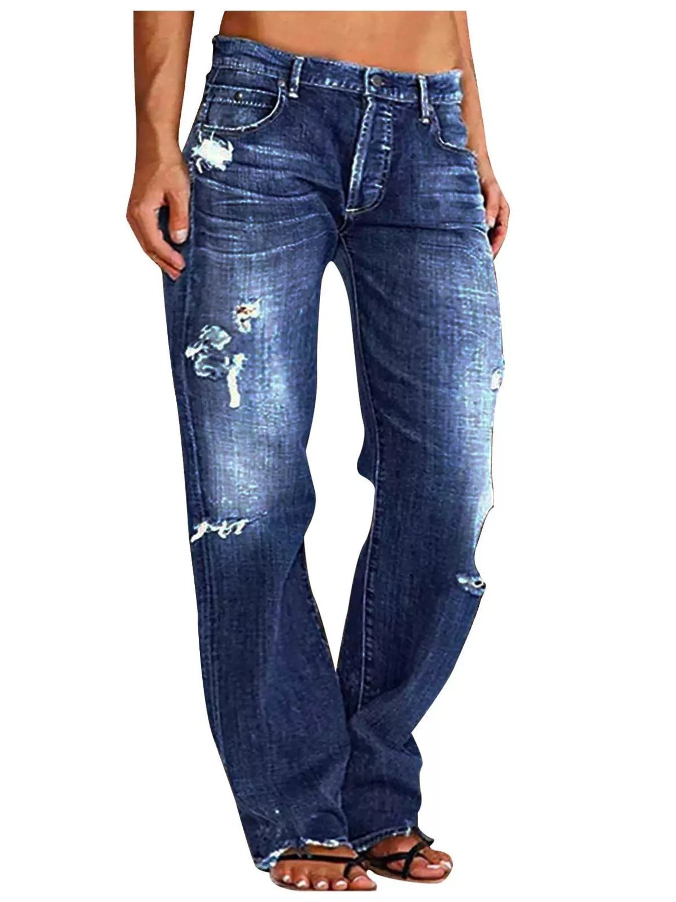 Distressed Loose Fit Jeans | Minimalist Streetwear | Craftklart