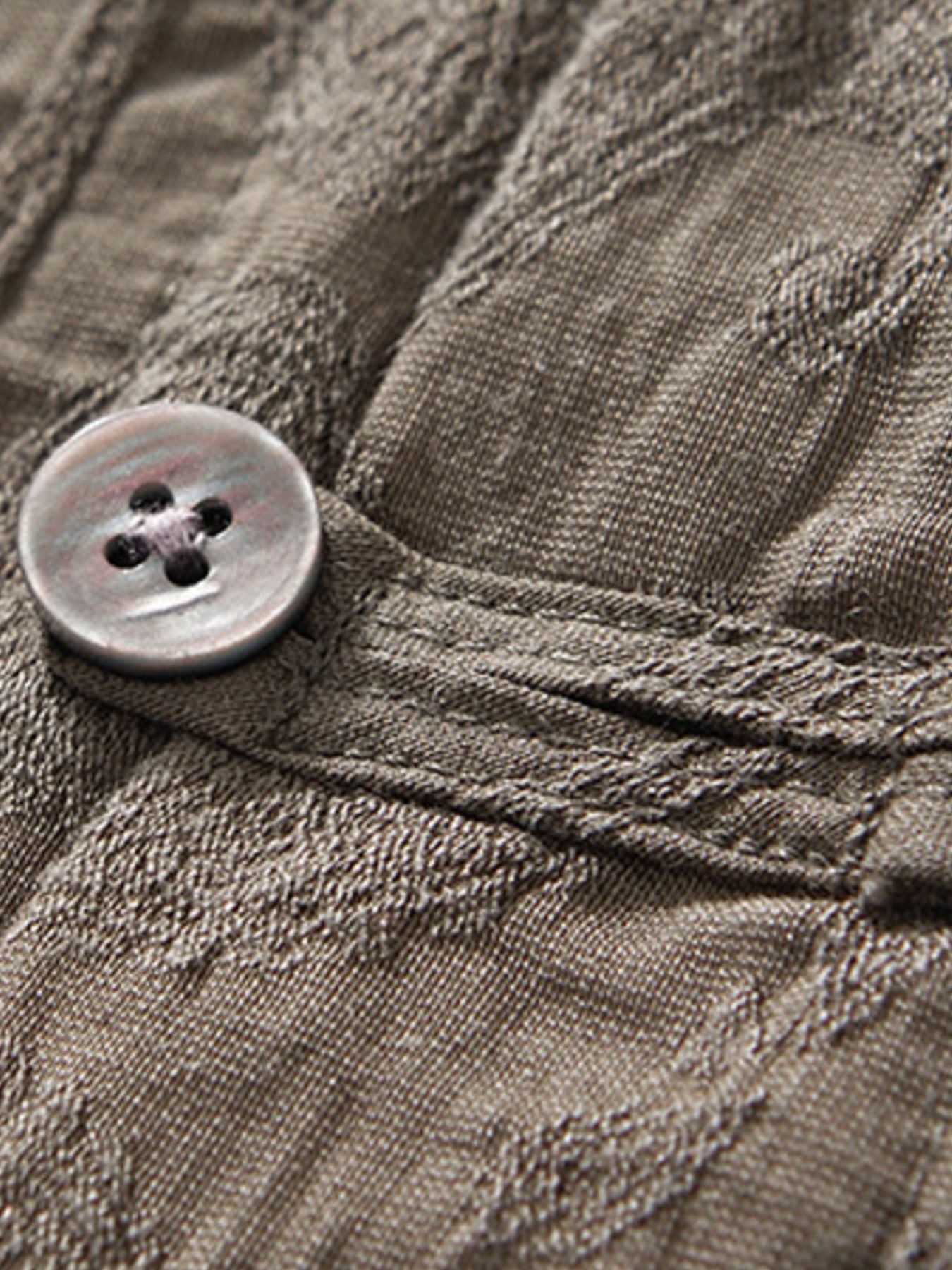 Men's Plus Size Casual Button Up Short Sleeve Shirt | Minimalist Streetwear | Craftklart