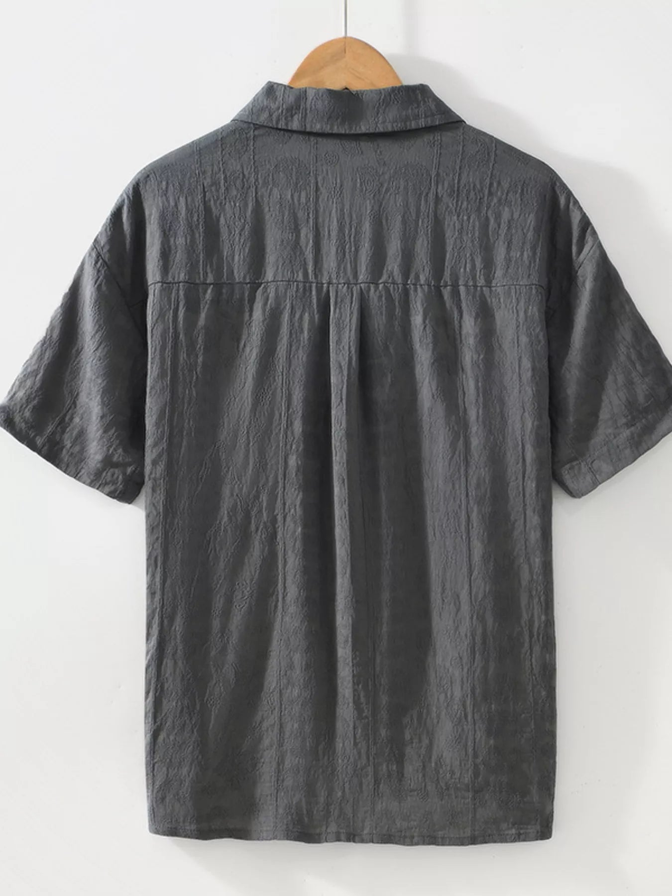Men's Plus Size Casual Button Up Short Sleeve Shirt | Minimalist Streetwear | Craftklart