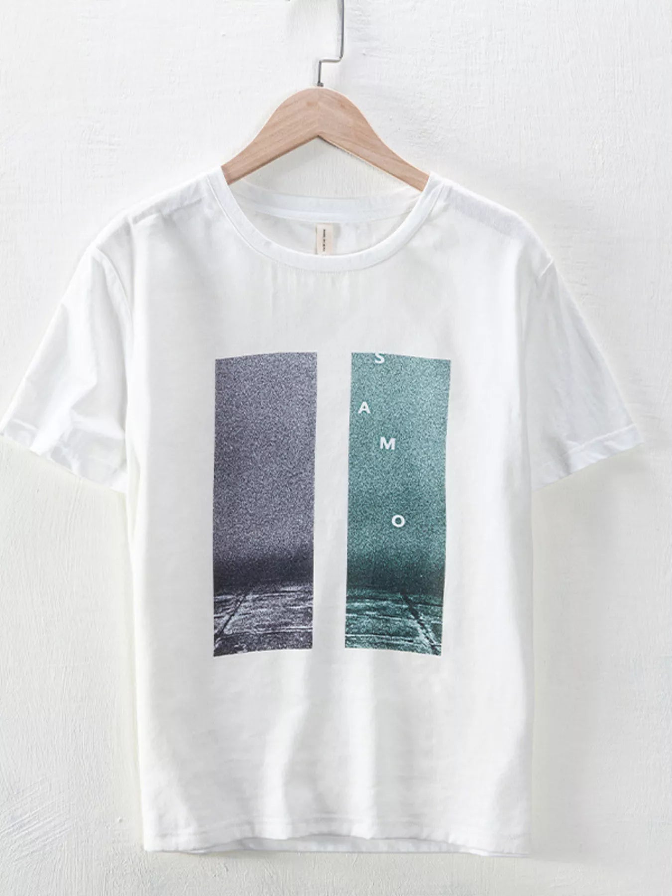 Men's Plus Size Round Neck Short Sleeve T-Shirt | Minimalist Streetwear | Craftklart