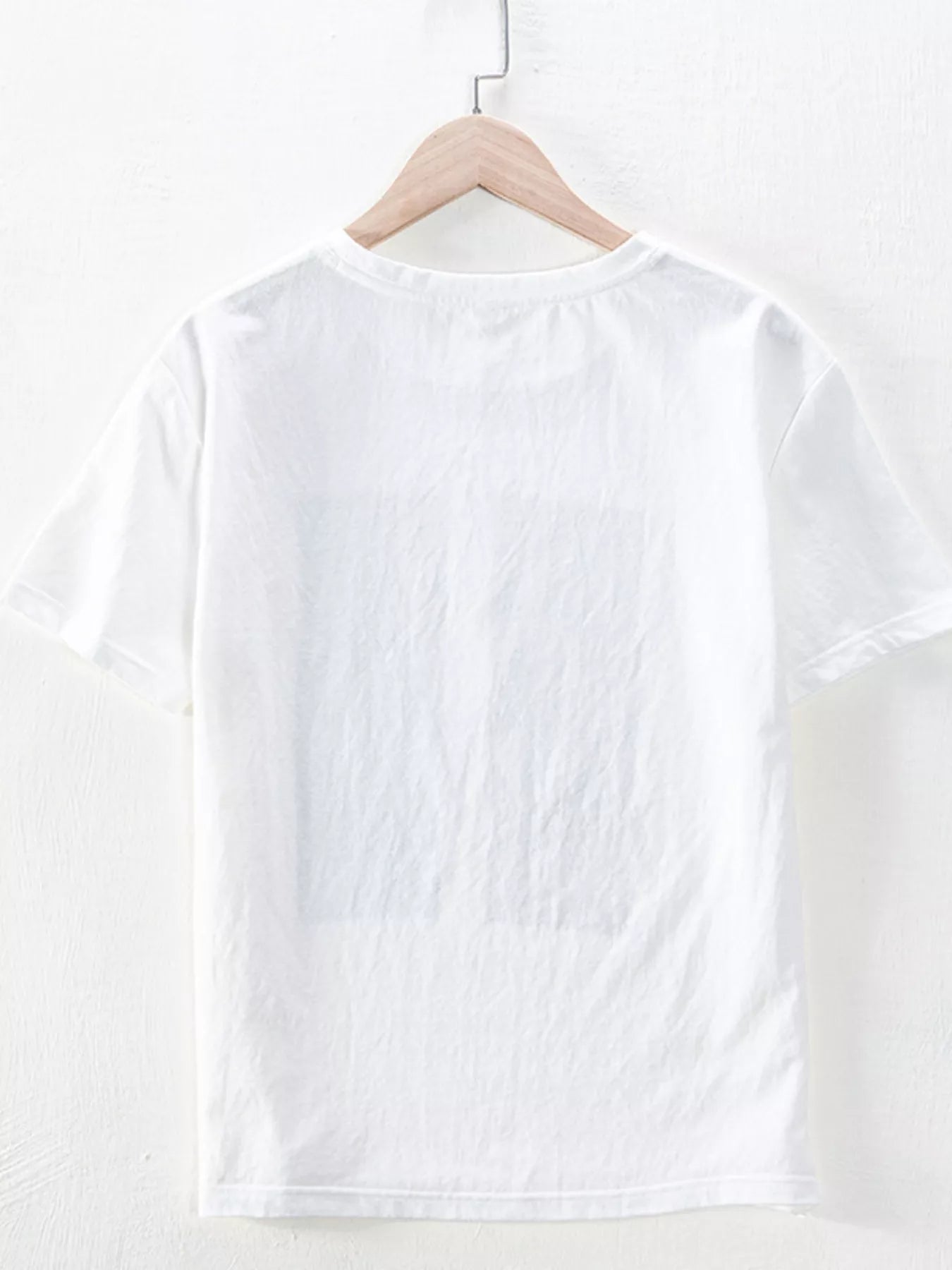 Men's Plus Size Round Neck Short Sleeve T-Shirt | Minimalist Streetwear | Craftklart