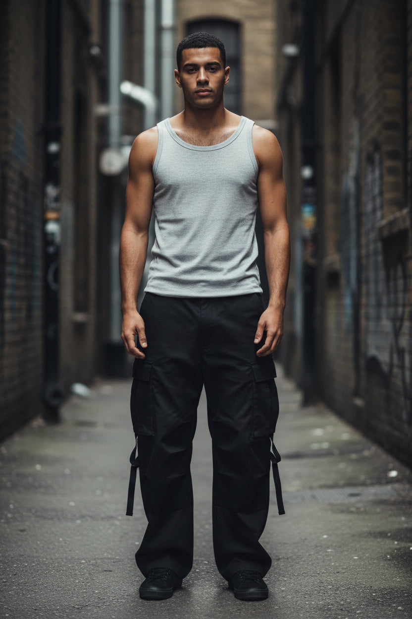 Men's Plus Size Cotton Tank Top – Everyday Essential | Minimalist Streetwear | Craftklart