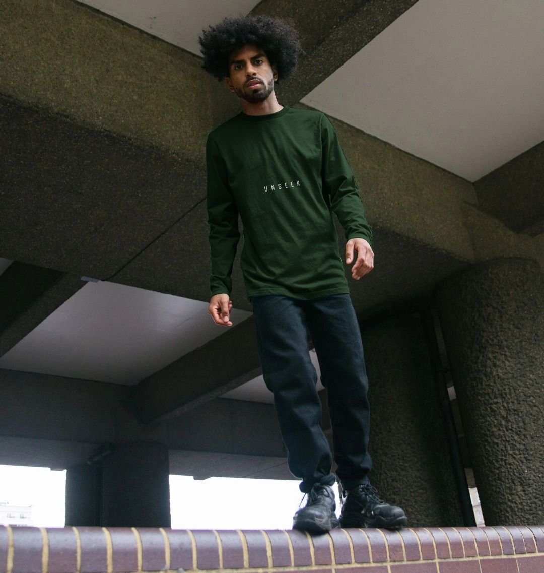 CKL Unseen Longsleeve printed streetwear T-shirt with minimal design, featuring a sleek, modern long sleeve shirt in neutral tones.