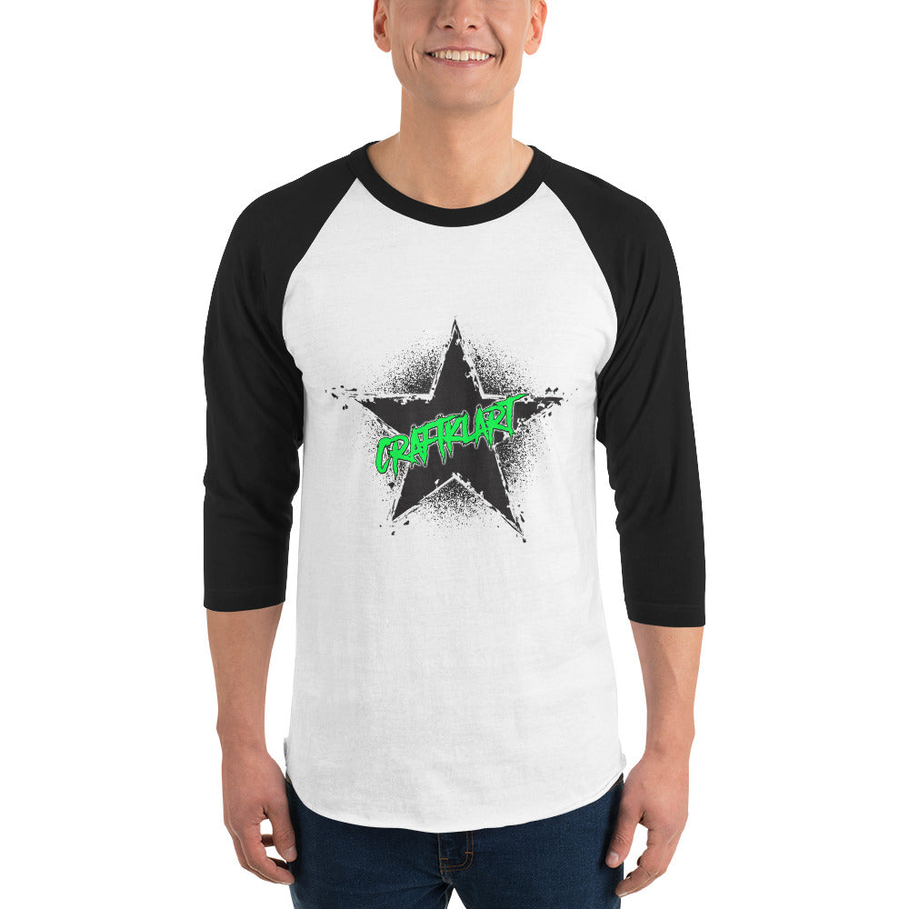 Craftklart 3/4 Sleeve Raglan Shirt - Premium Shirt & Tops from Craftklart.store - Just $18! Shop now at Craftklart.store