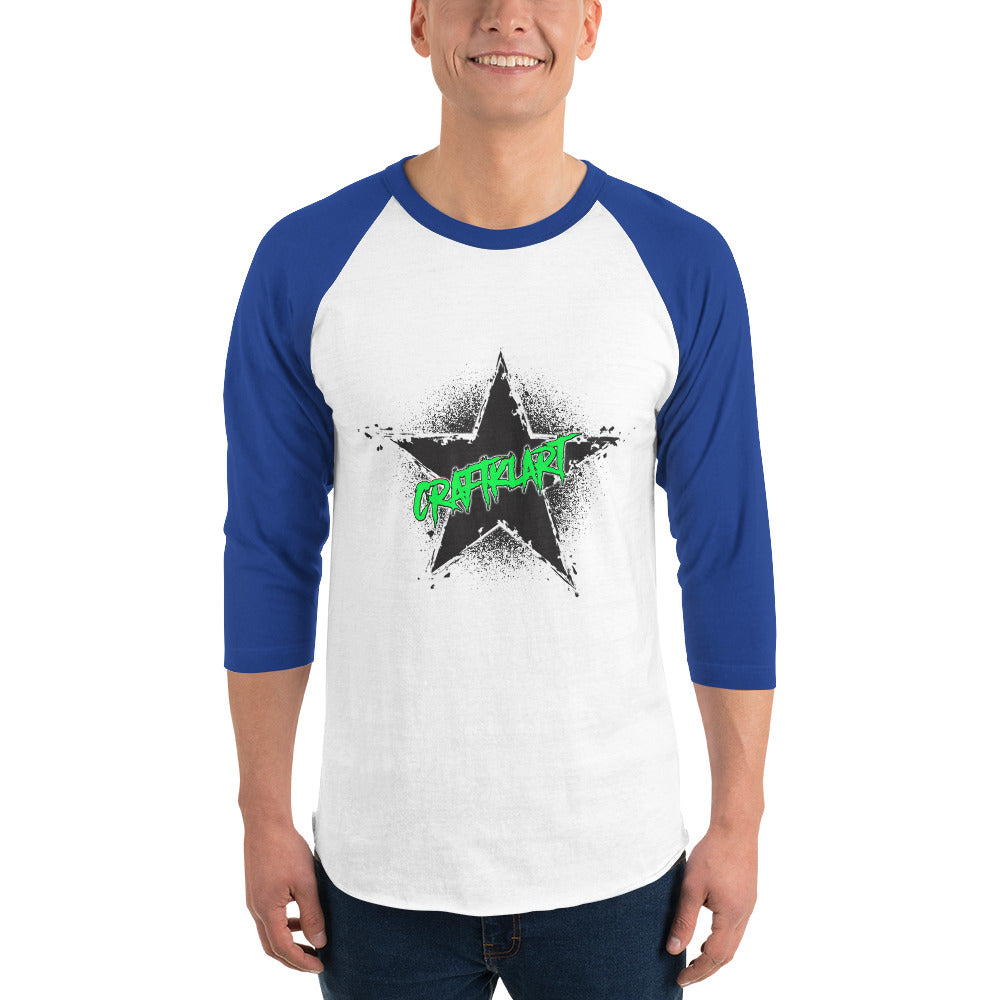 Craftklart 3/4 Sleeve Raglan Shirt - Premium Shirt & Tops from Craftklart.store - Just $18! Shop now at Craftklart.store