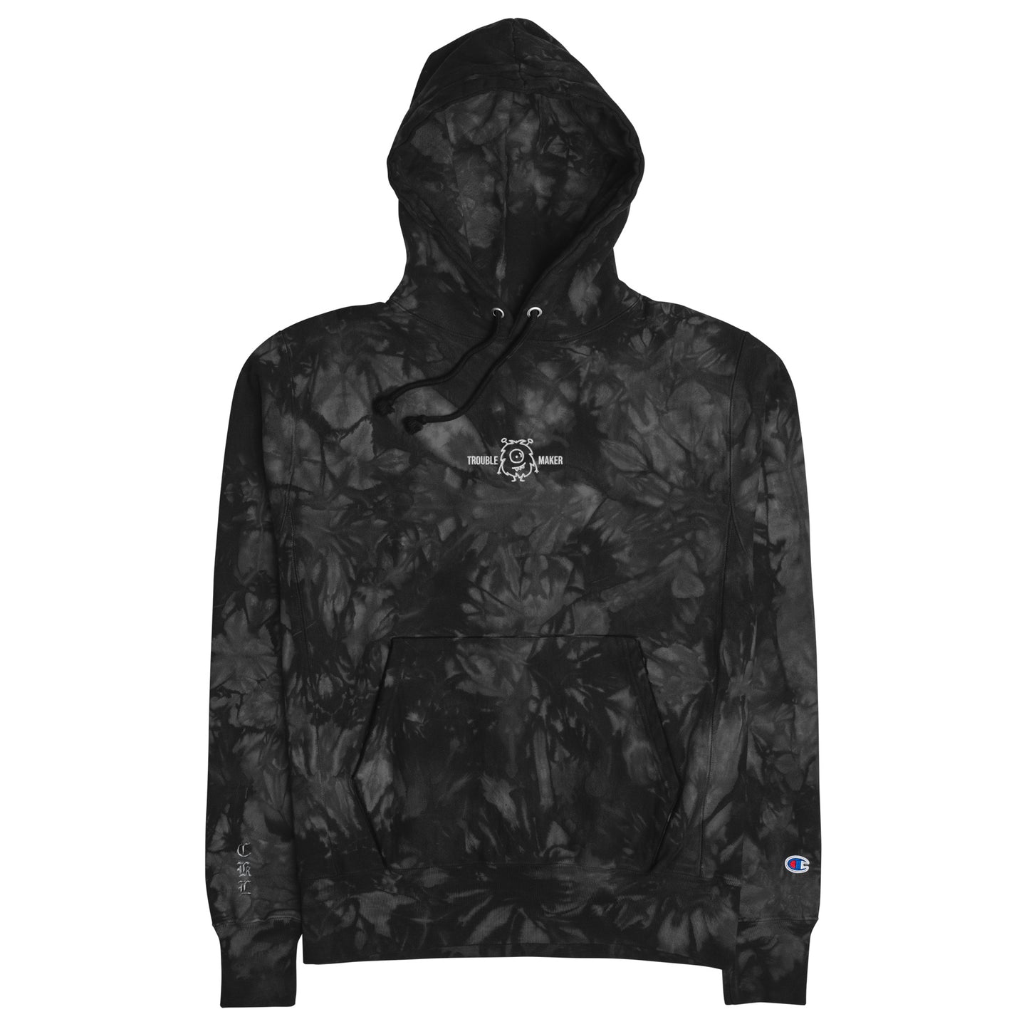 Urban Trouble Maker Champion tie-dye hoodie - Premium Hoodie from Craftklart.store - Just $58! Shop now at Craftklart.store