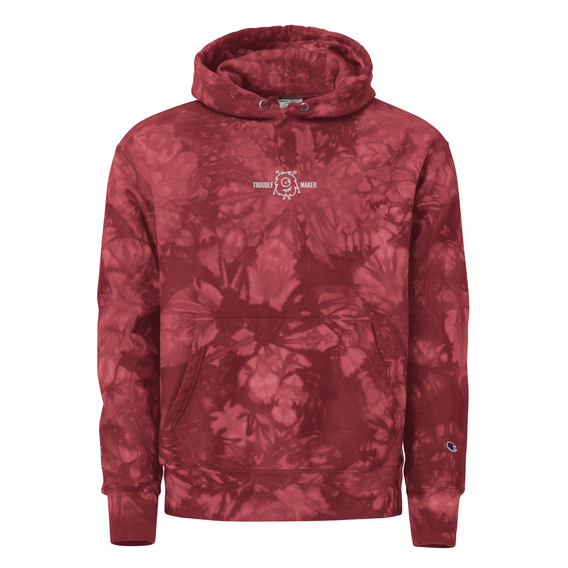 Urban Trouble Maker Champion tie-dye hoodie - Premium Hoodie from Craftklart.store - Just $58! Shop now at Craftklart.store