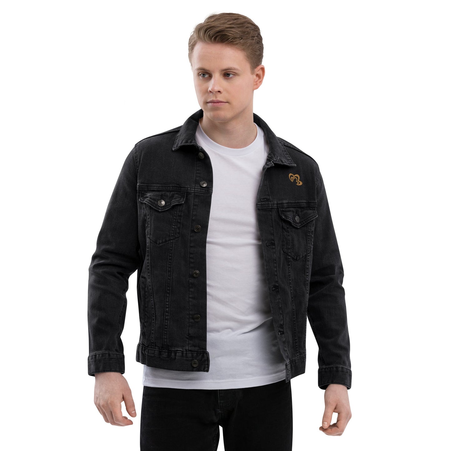 Unisex denim jacket - Premium Coats & Jackets from Craftklart - Just $73! Shop now at Craftklart.store